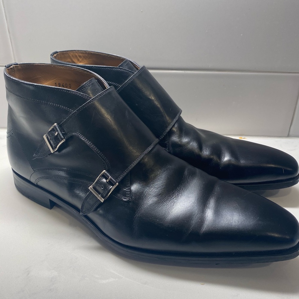 Magnanni Double Monk Strap Boot